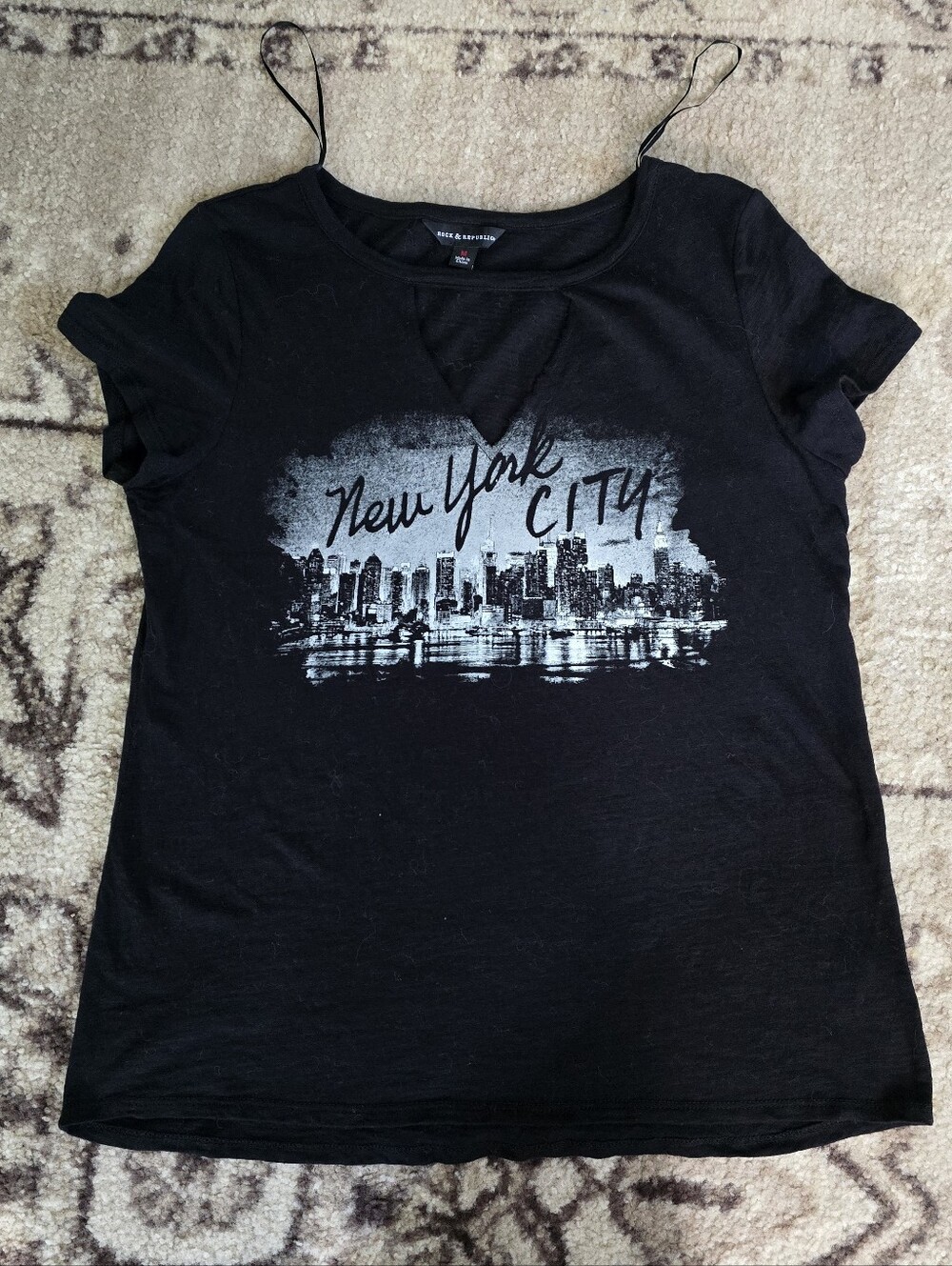 Rock N Republic Black 'New York City' Graphic Tee - Women